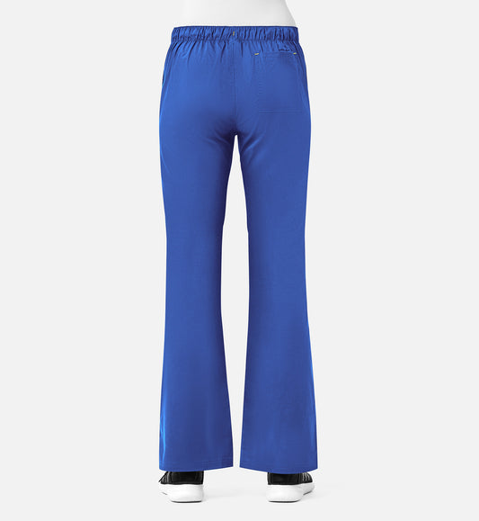 Blossom 9102 Multi-Pocket Flare Pants Royal Blue