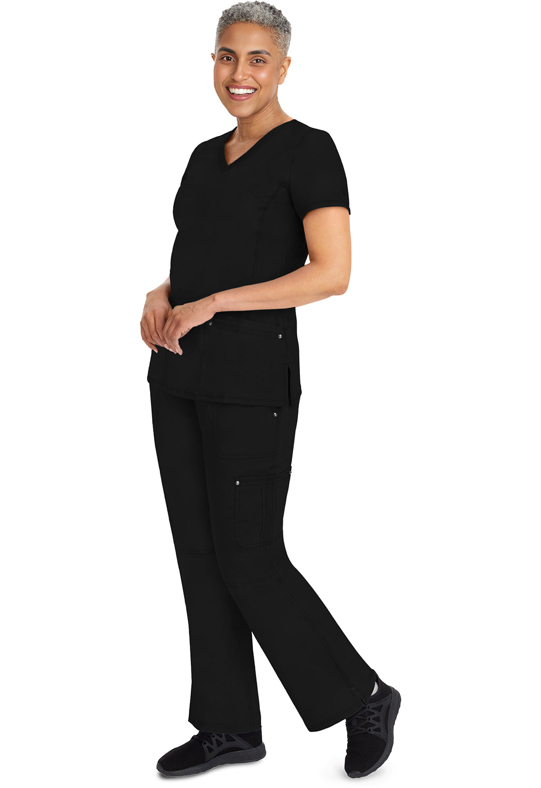 Healing Hands 9133 Tori Yoga Scrub Pants Black Image