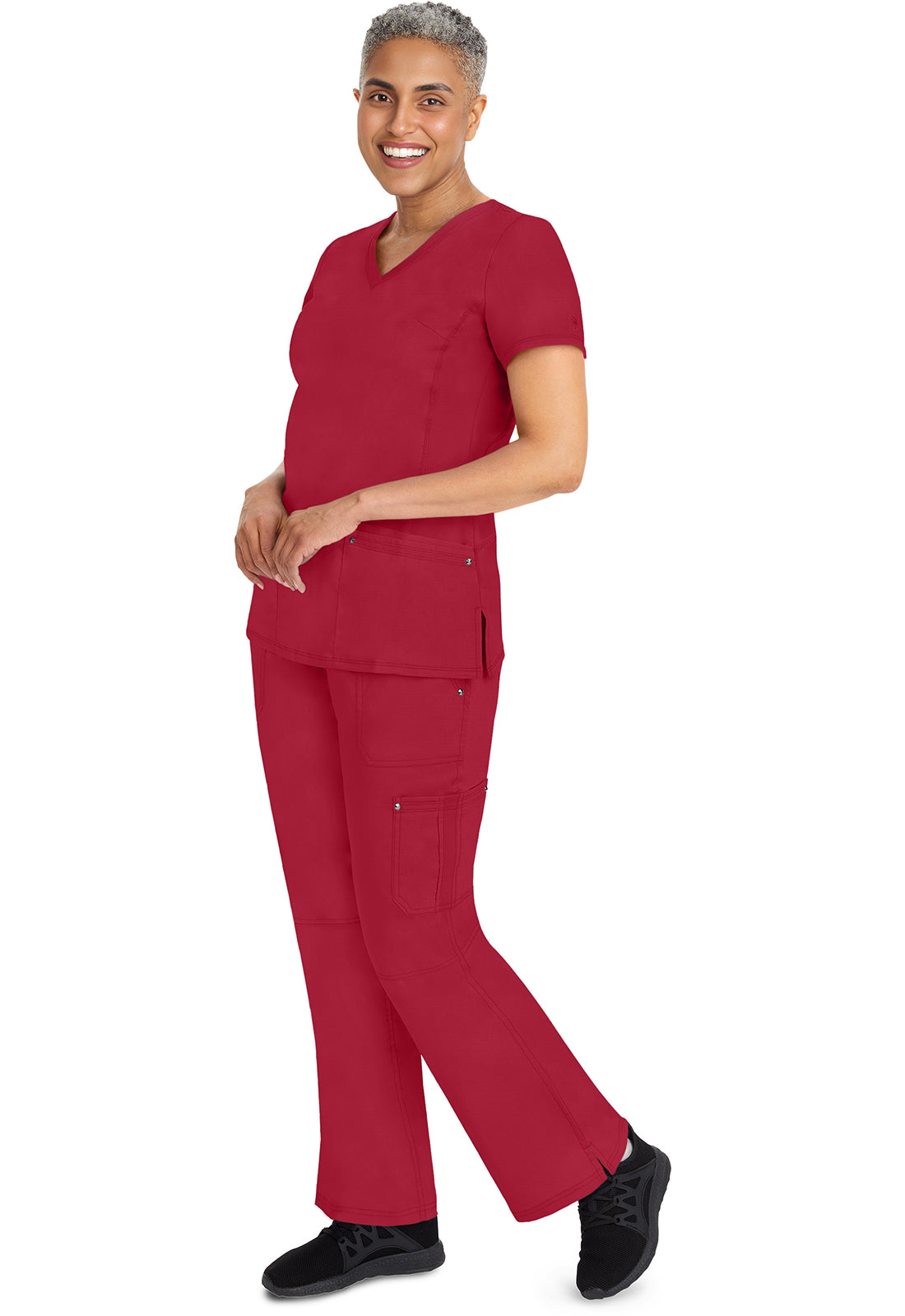 Healing Hands 9133 Tori Yoga Scrub Pants Red Image