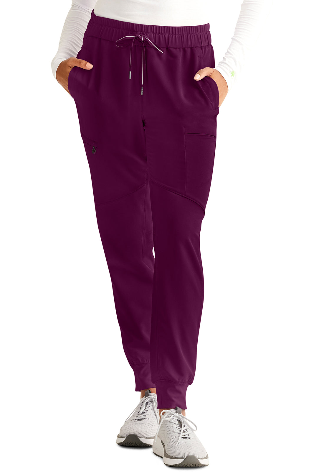 HH 360 9156 Women's Naya Jogger Scrub Pants Wine
