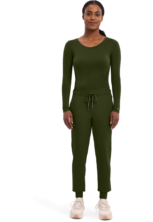 HH 360 9156 Women's Naya Jogger Scrub Pants Dark Pine