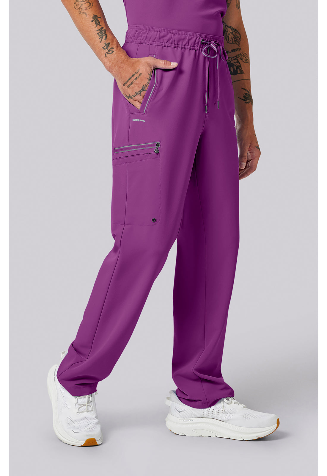 HH 360 9173 Men's Noah Scrub Pants Plum Violet