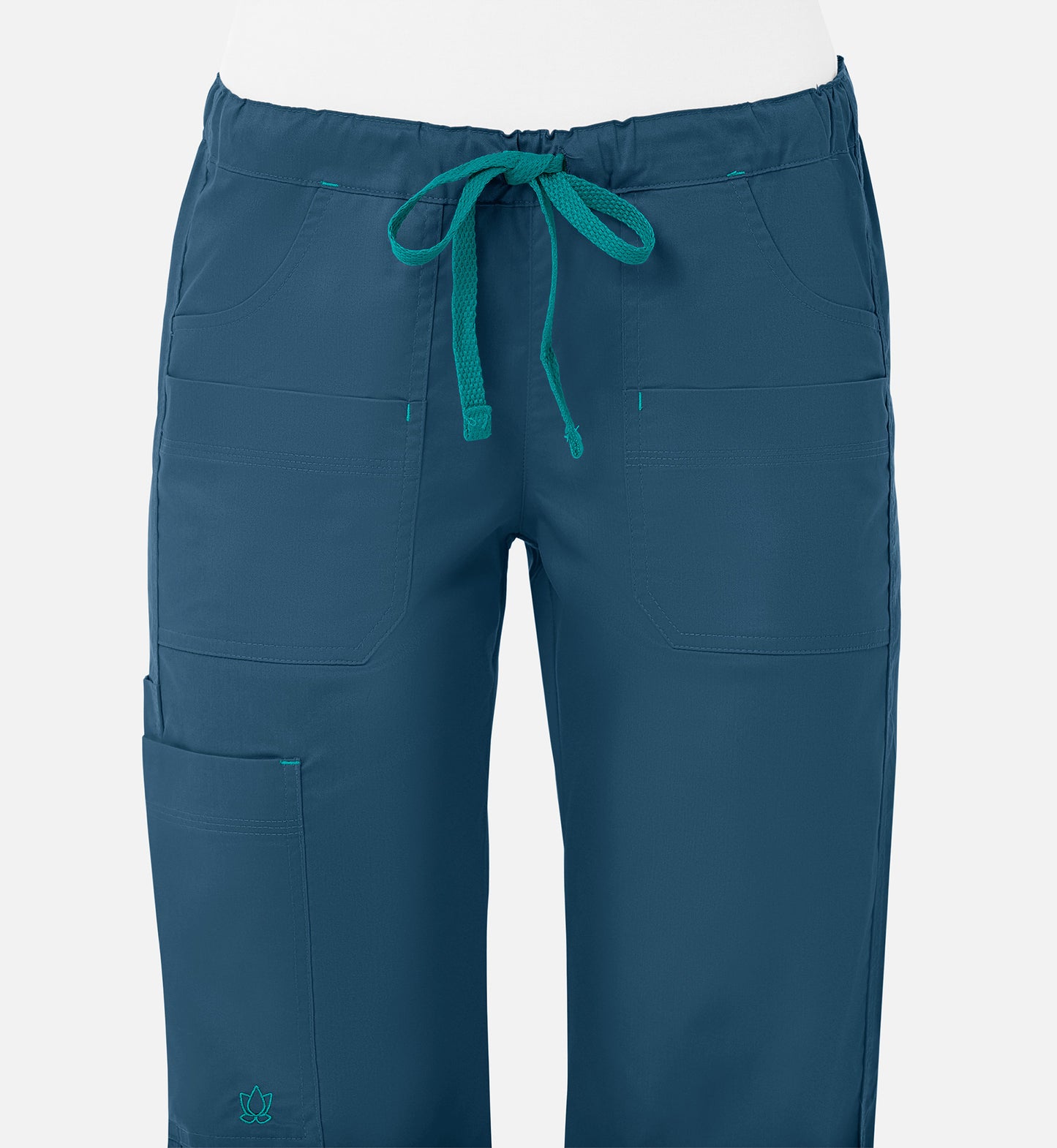 Blossom 9202 Utility Cargo Pants Caribbean Blue