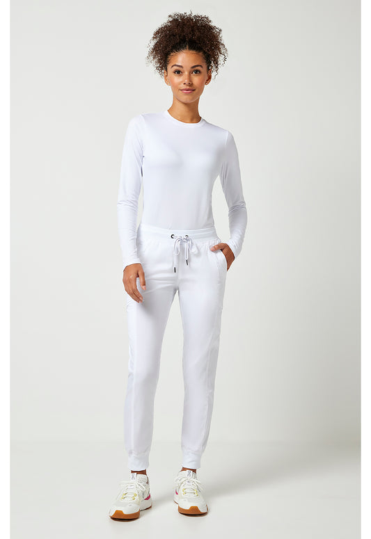 Purple Label 9244 Women's Toby Jogger Scrub Pants White