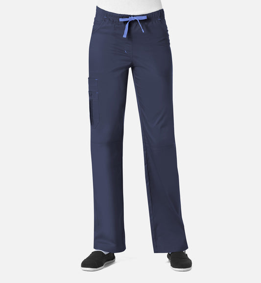 Blossom 9302 Pintuck Cargo Pants Navy