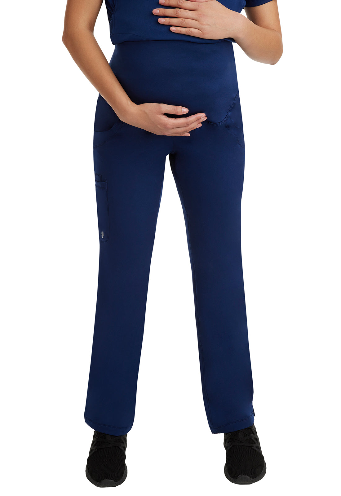 HH Works 9510 Women's Rose Maternity Scrub Pants Navy