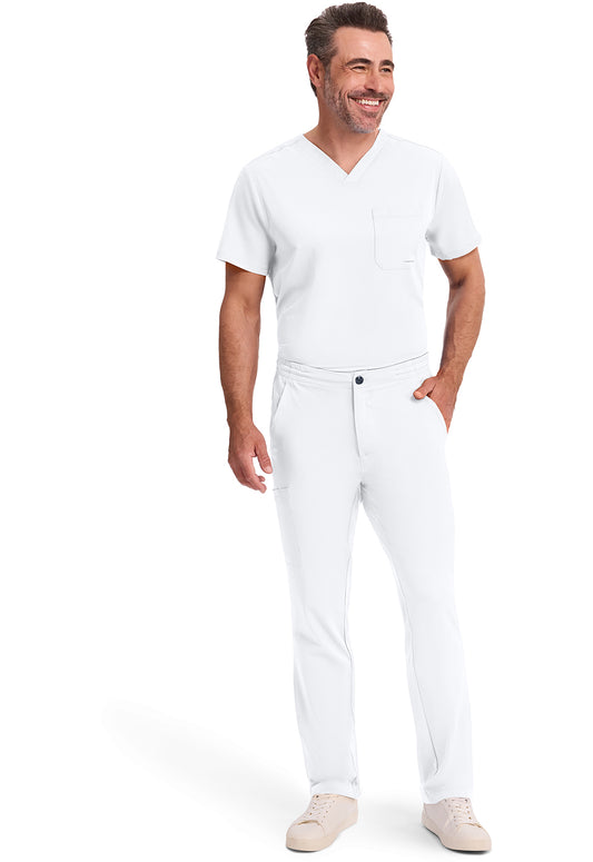 HH Works 9590 Men's Ryan Scrub Pants White