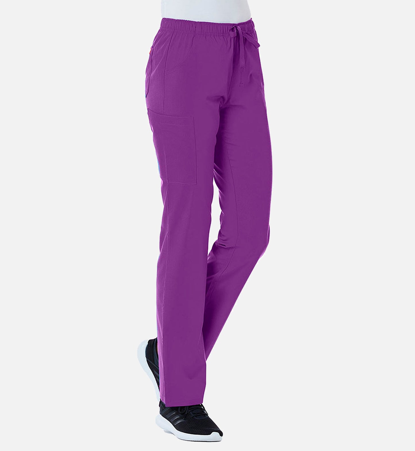 Redpanda 9726 Women's Full Elastic Cargo Pants Eggplant