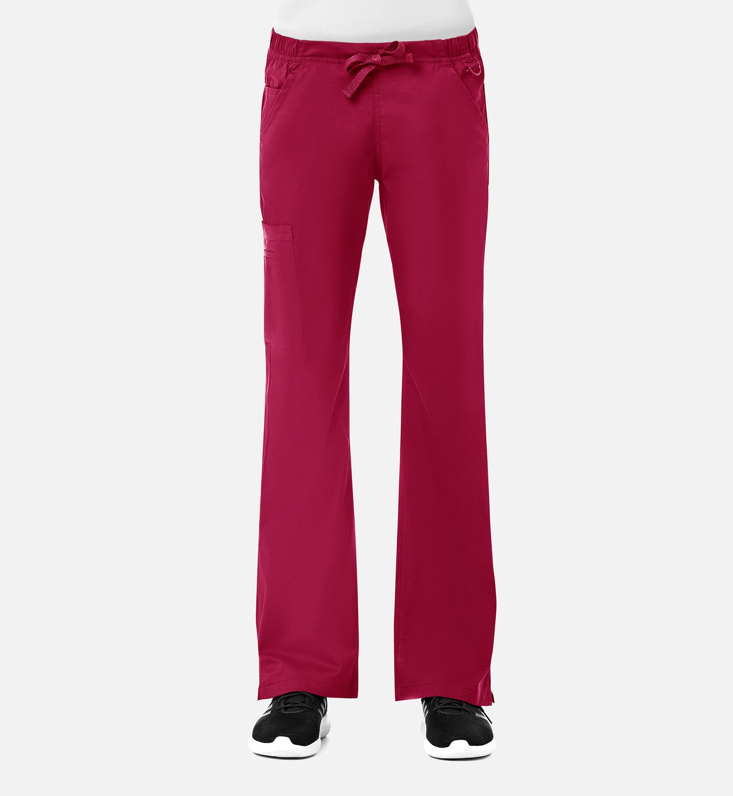 Blossom 9802 Straight Leg Cargo Pants Crimson