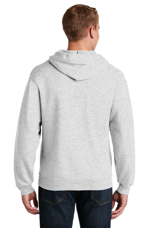 Jerzees NuBlend Full-Zip Hooded Sweatshirt. 993M Ash