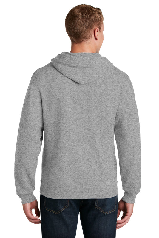 Jerzees NuBlend Full-Zip Hooded Sweatshirt. 993M Oxford