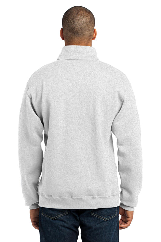 Jerzees NuBlend 1/4-Zip Cadet Collar Sweatshirt. 995M Ash