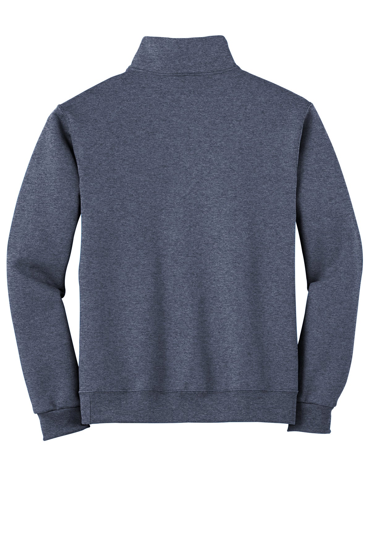 Jerzees NuBlend 1/4-Zip Cadet Collar Sweatshirt. 995M Vintage Heather Navy