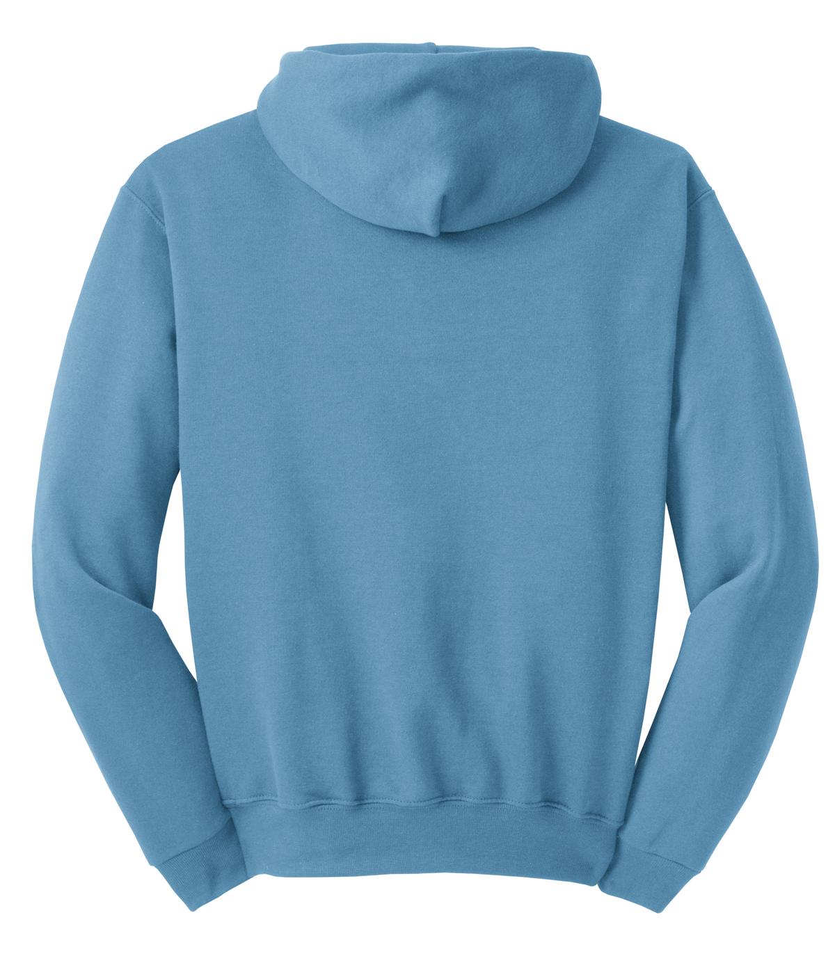 Jerzees NuBlend Pullover Hooded Sweatshirt. 996M Columbia Blue