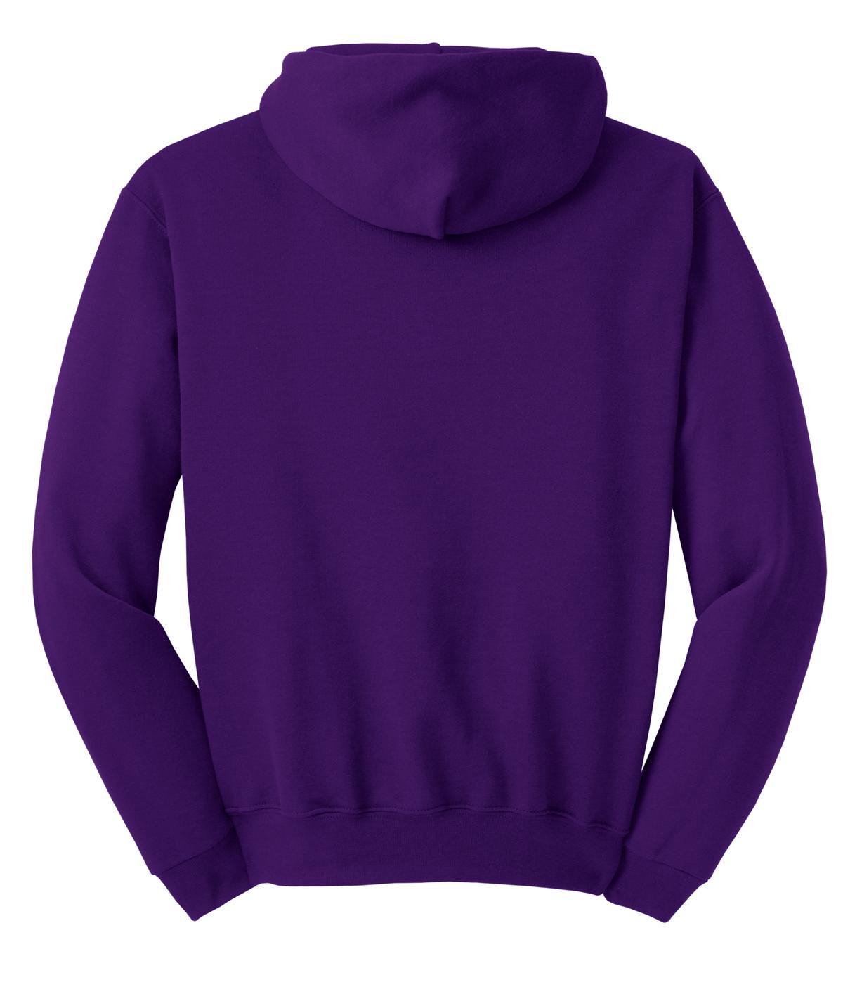 Jerzees NuBlend Pullover Hooded Sweatshirt. 996M Deep Purple