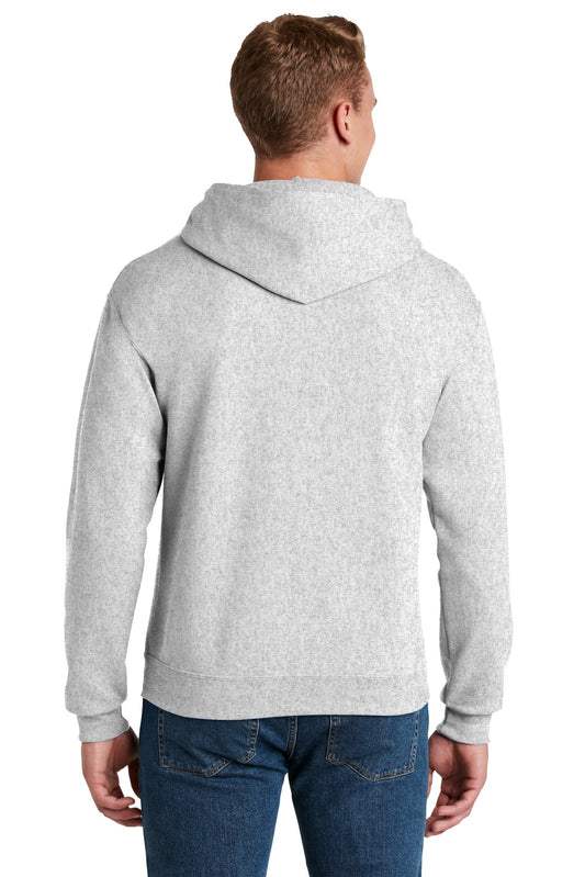 Jerzees NuBlend Pullover Hooded Sweatshirt. 996M Ash