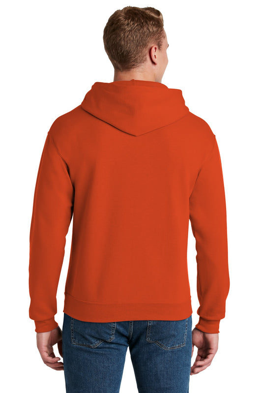 Jerzees NuBlend Pullover Hooded Sweatshirt. 996M Burnt Orange