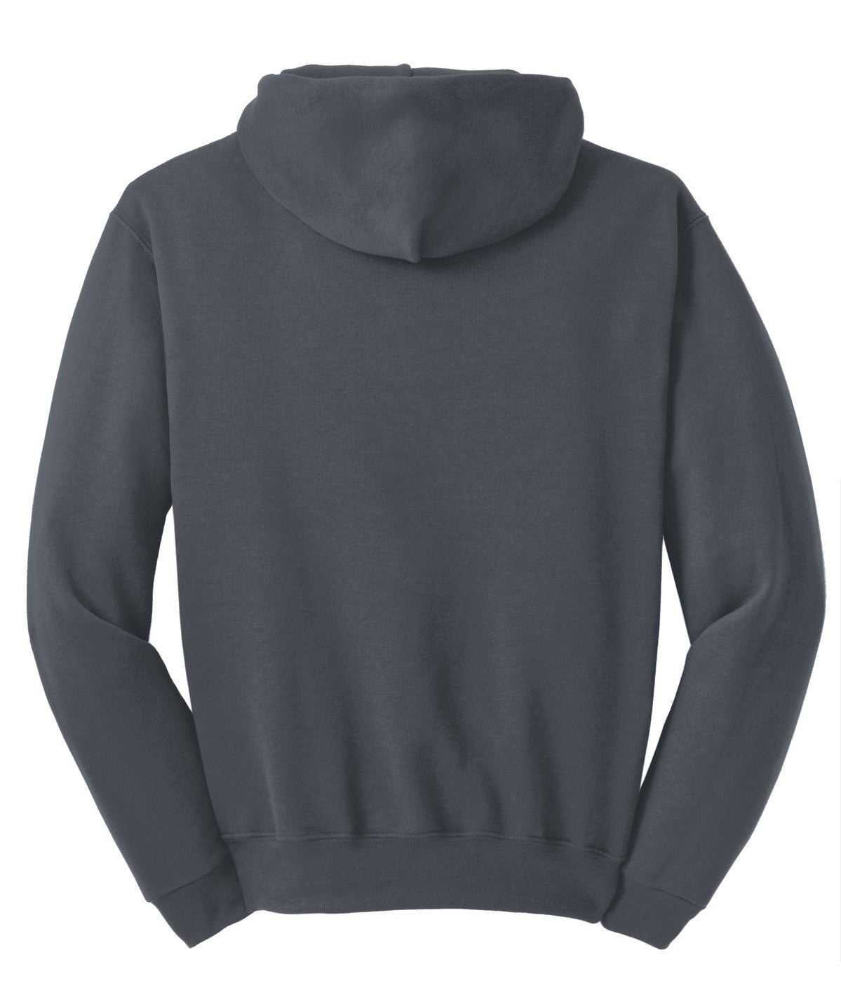 Jerzees NuBlend Pullover Hooded Sweatshirt. 996M Charcoal Grey