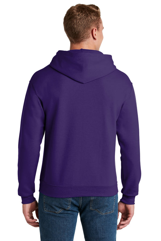 Jerzees NuBlend Pullover Hooded Sweatshirt. 996M Deep Purple