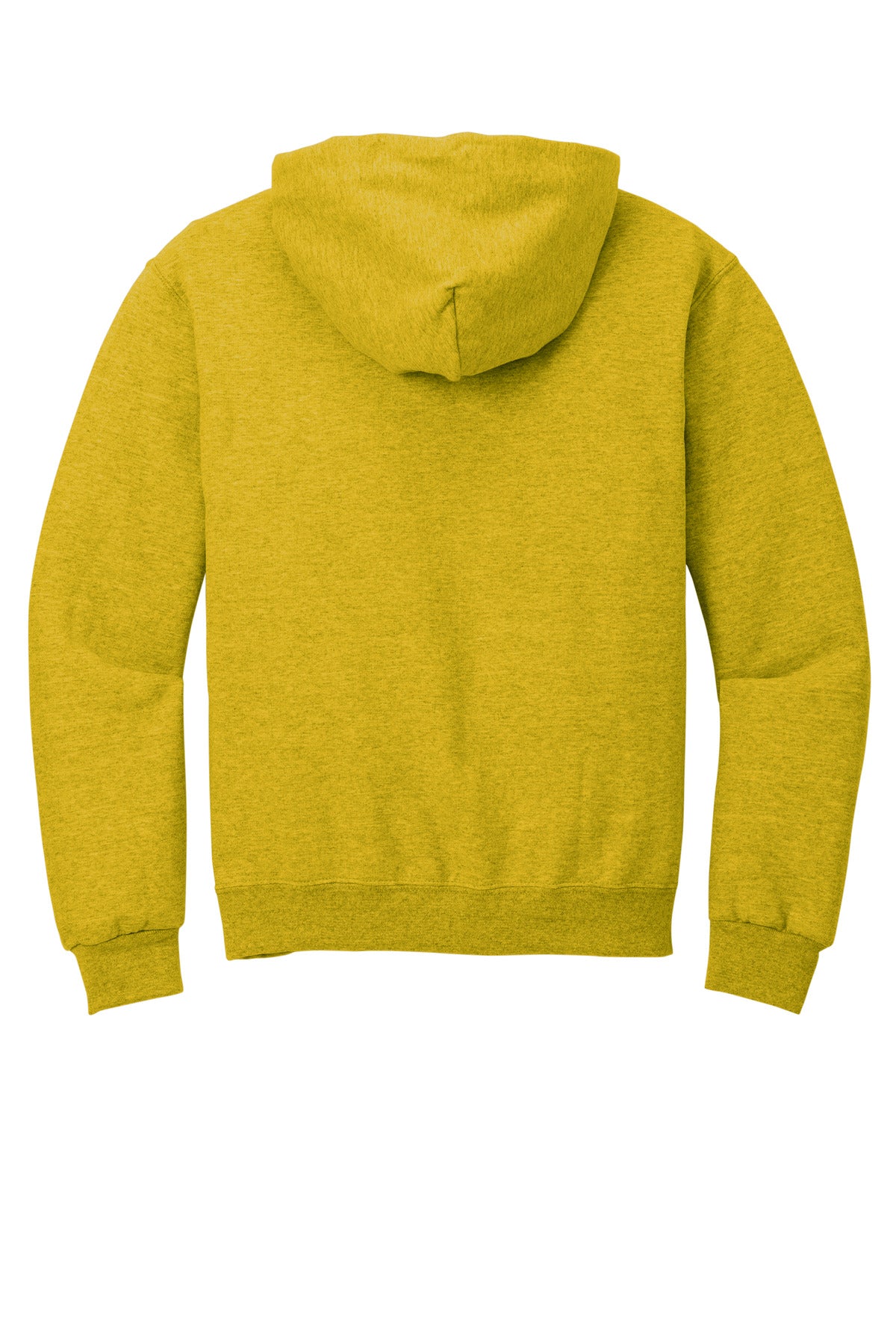 Jerzees NuBlend Pullover Hooded Sweatshirt. 996M Mustard Heather