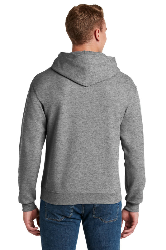 Jerzees NuBlend Pullover Hooded Sweatshirt. 996M Oxford