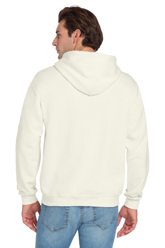 Jerzees NuBlend Pullover Hooded Sweatshirt. 996M Sweet Cream Heather