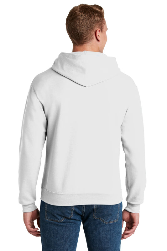 Jerzees NuBlend Pullover Hooded Sweatshirt. 996M White