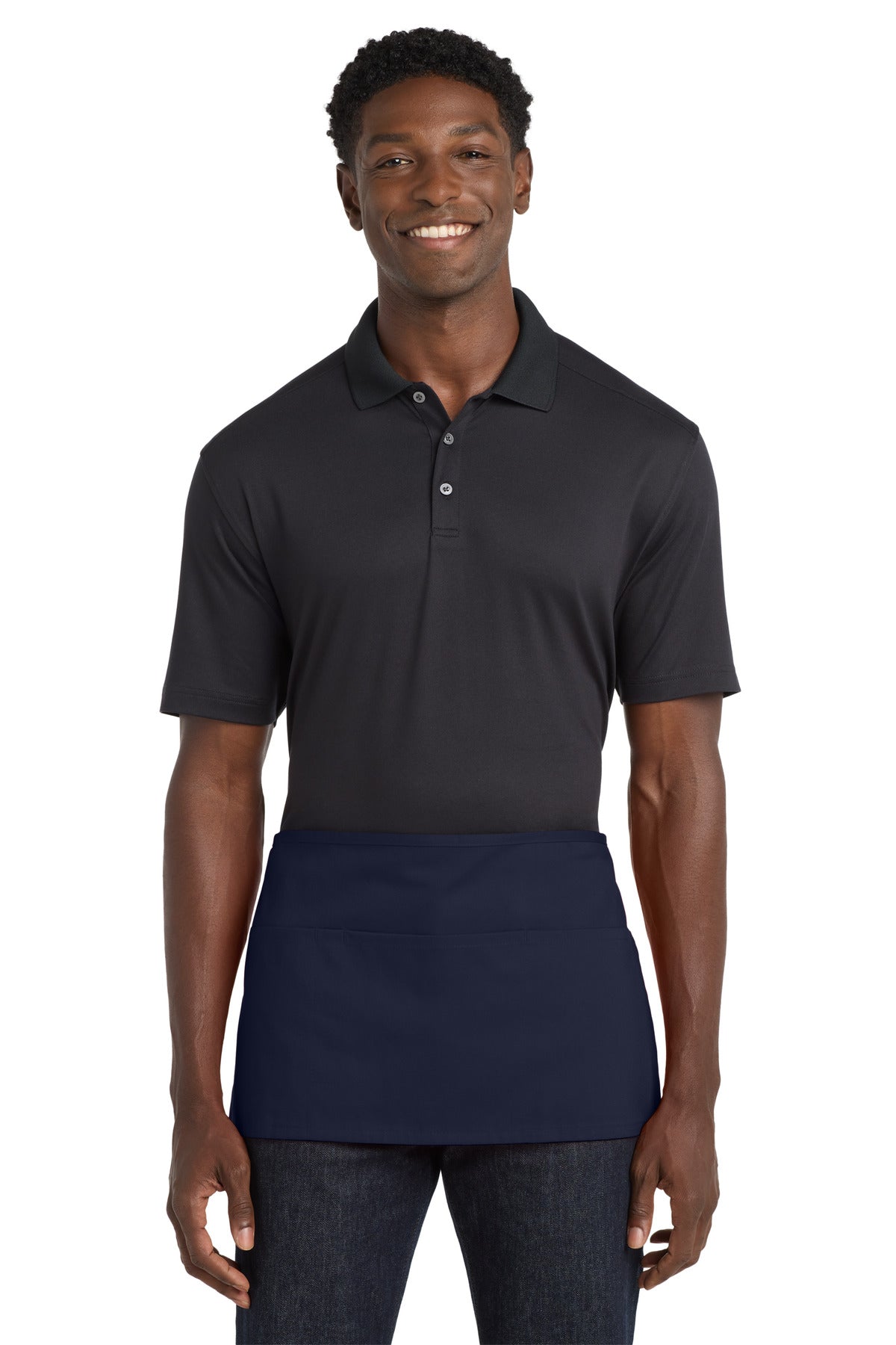 Port Authority Waist Apron with Pockets A515 Navy