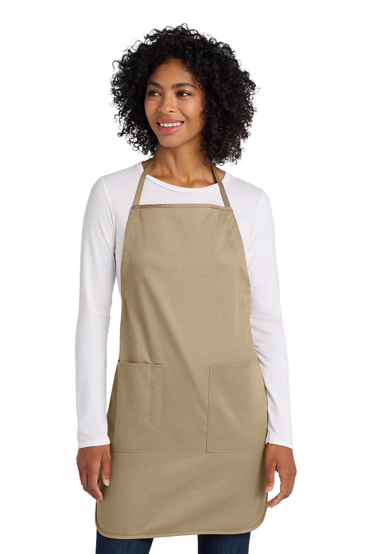 Port Authority Full-Length Apron A520 Khaki