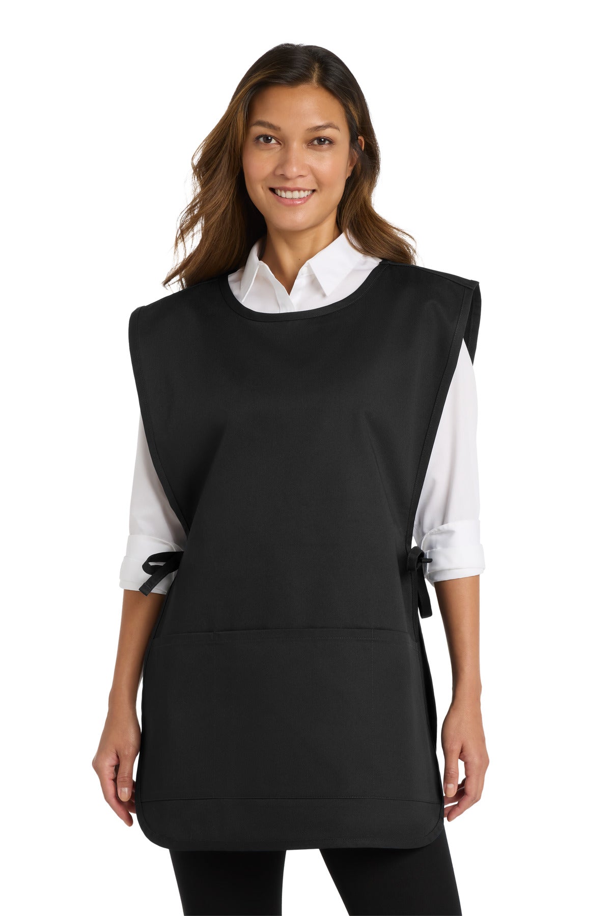 Port Authority Easy Care Cobbler Apron with Stain Release A705 Black