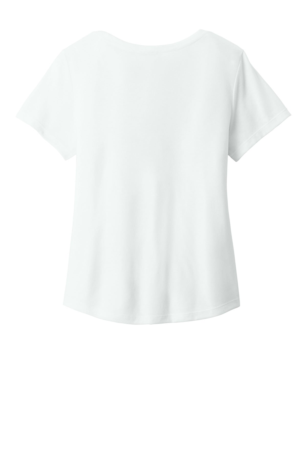 Allmade Women's Relaxed Tri-Blend Scoop Neck Tee AL2015 Fairly White