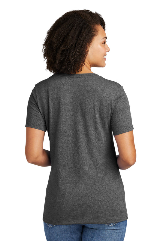 Allmade Women's Recycled Blend V-Neck Tee AL2303 Reloaded Charcoal Heather