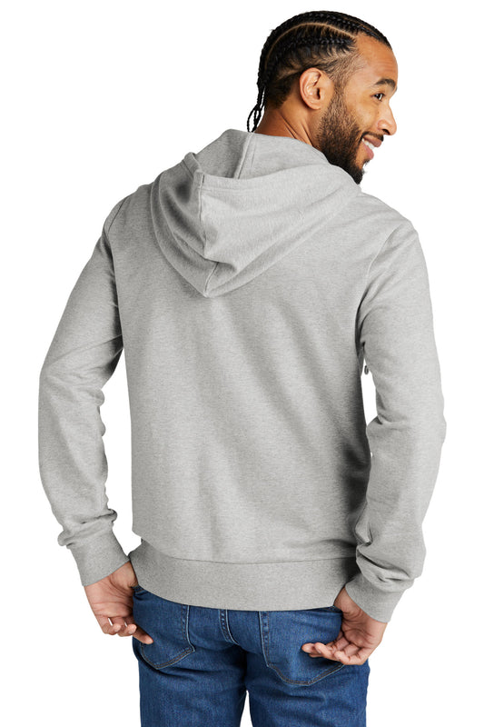 Allmade Unisex Organic French Terry Full-Zip Hoodie AL4002 Granite Grey Heather