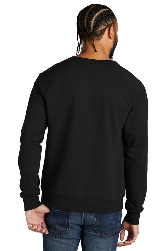 Allmade Unisex Organic French Terry Crewneck Sweatshirt AL4004 Deep Black