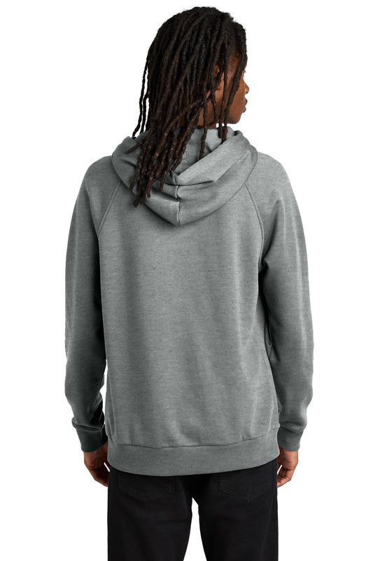 Allmade Unisex Organic CVC Fleece Pullover Hoodie AL5000 Aluminum Grey Heather