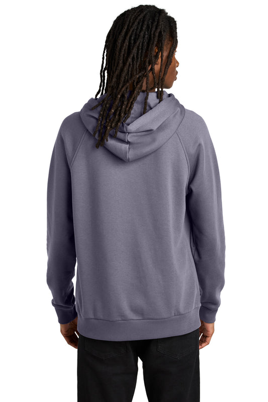Allmade Unisex Organic CVC Fleece Pullover Hoodie AL5000 Cosmic Purple