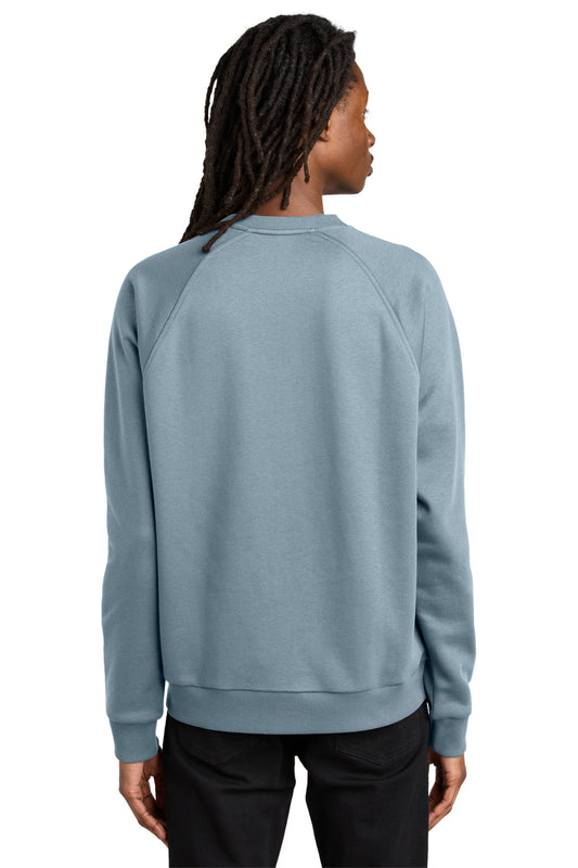 Allmade Unisex Organic CVC Fleece Crewneck Sweatshirt AL5004 I Like You Blue