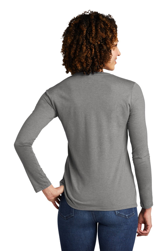 Allmade Women's Tri-Blend Long Sleeve Tee AL6008 Aluminum Grey