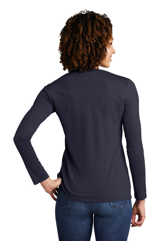 Allmade Women's Tri-Blend Long Sleeve Tee AL6008 Rebel Blue