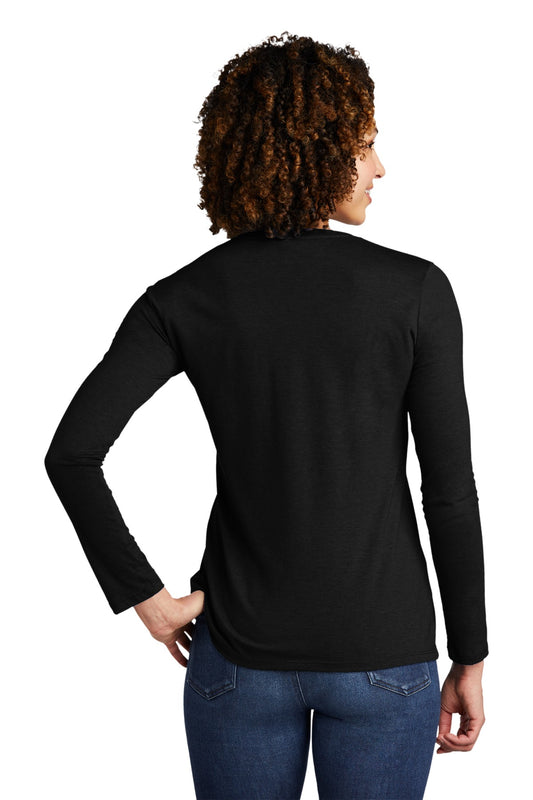Allmade Women's Tri-Blend Long Sleeve Tee AL6008 Space Black