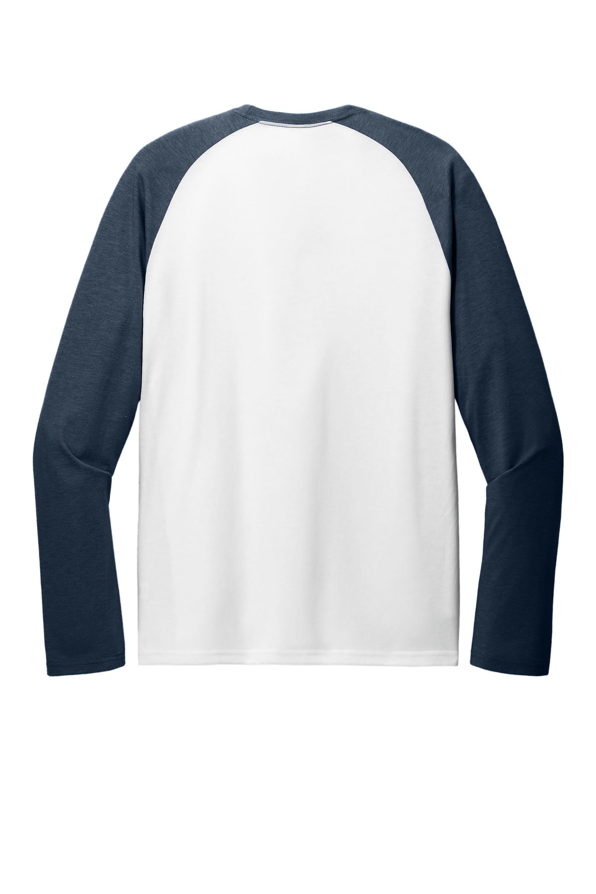 Allmade Unisex Tri-Blend Long Sleeve Colorblock Raglan AL6009 Rebel Blue/ Bright White