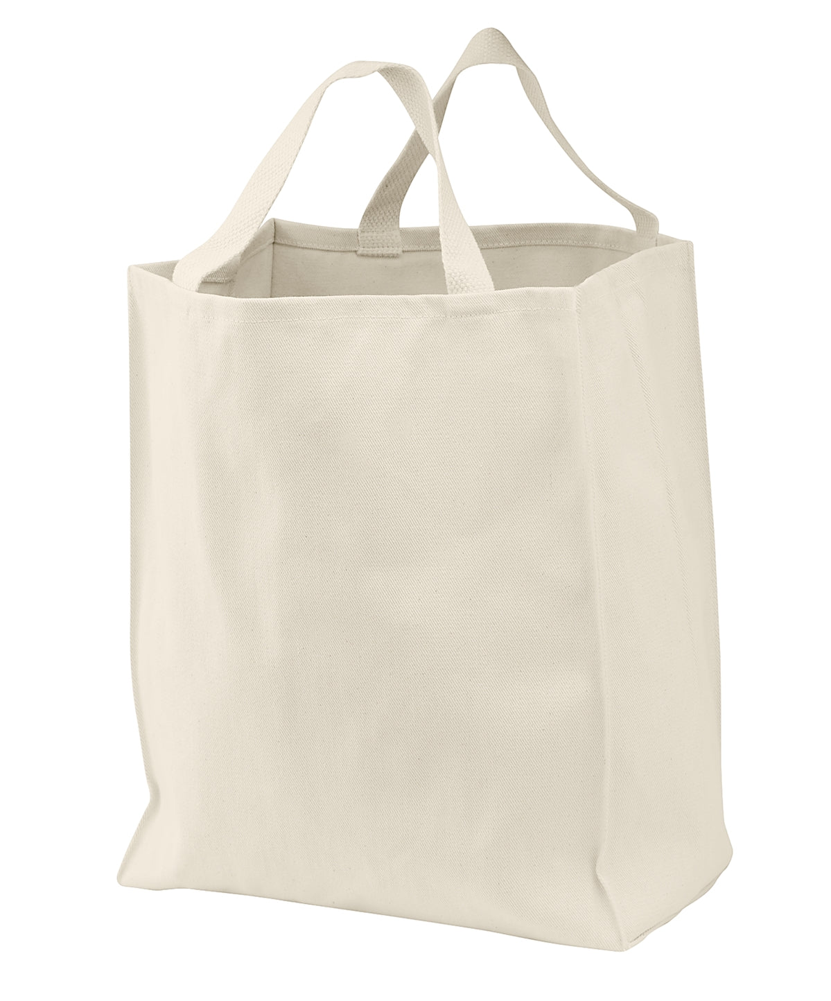 Port Authority Ideal Twill Grocery Tote B100 Natural