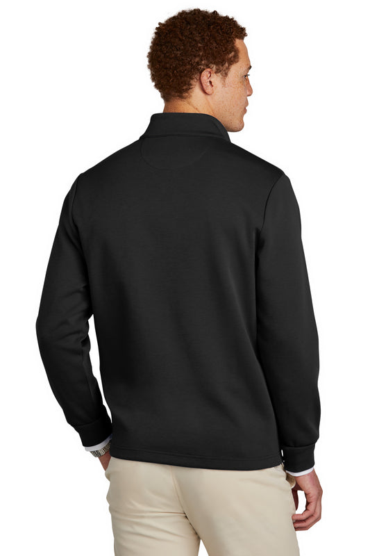 Brooks Brothers Double-Knit 1/4-Zip BB18206 Deep Black