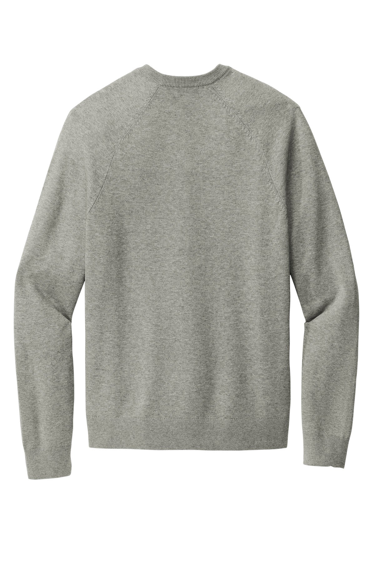 Brooks Brothers Cotton Stretch V-Neck Sweater BB18400 Light Shadow Grey Heather