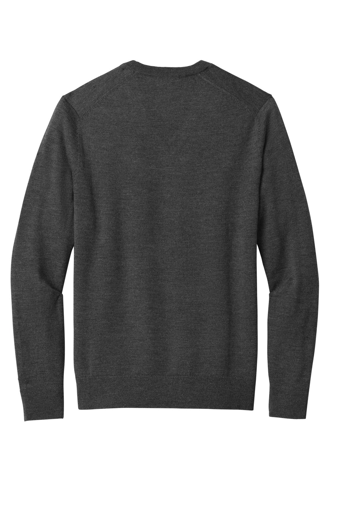 Brooks Brothers Washable Merino V-Neck Sweater BB18410 Windsor Grey Heather