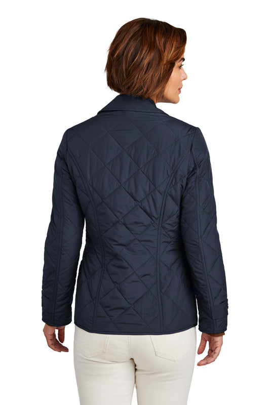 Brooks Brothers Women's Quilted Jacket BB18601 Night Navy