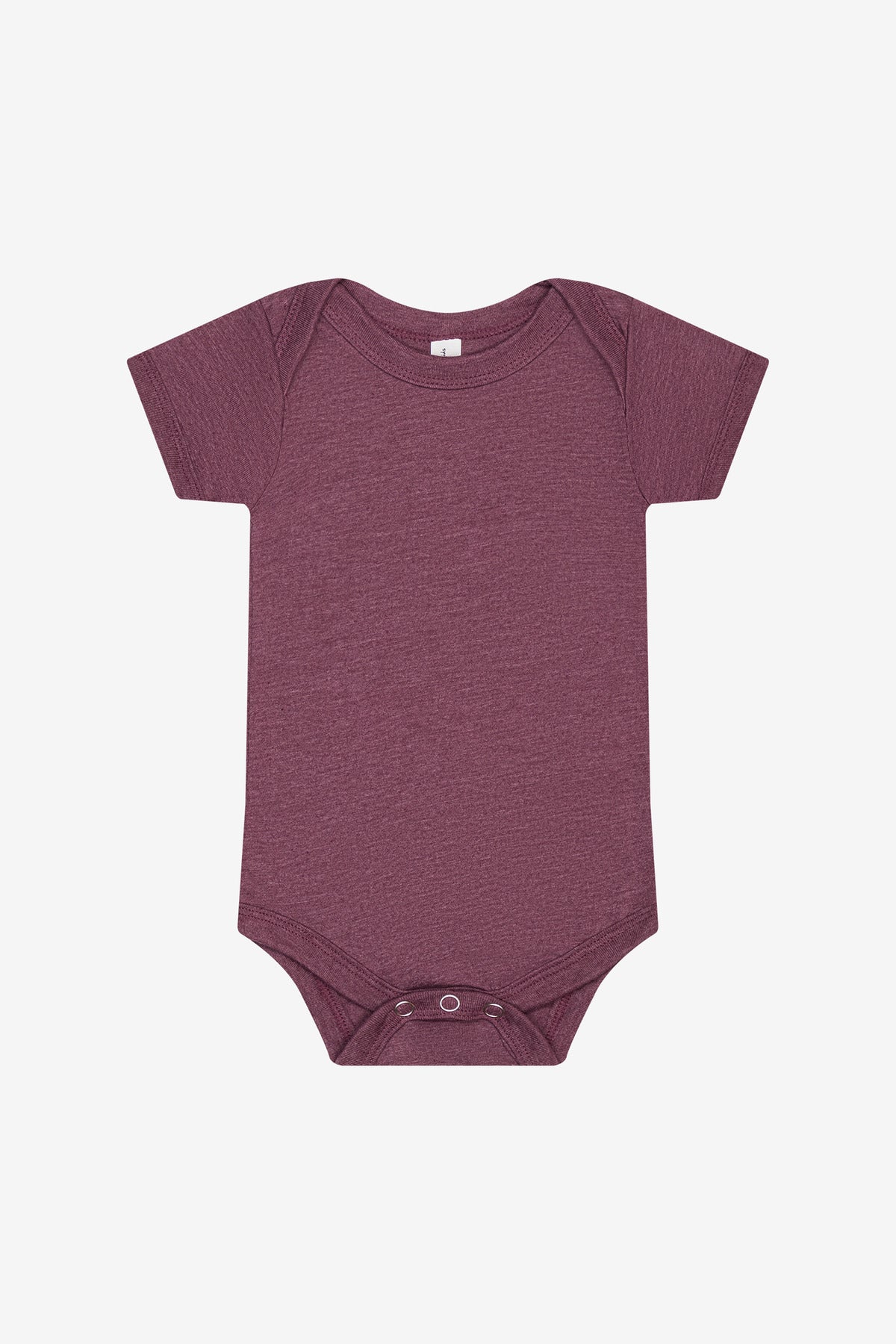 BELLA+CANVAS Infant Jersey Short Sleeve One Piece BC100B Heather Maroon