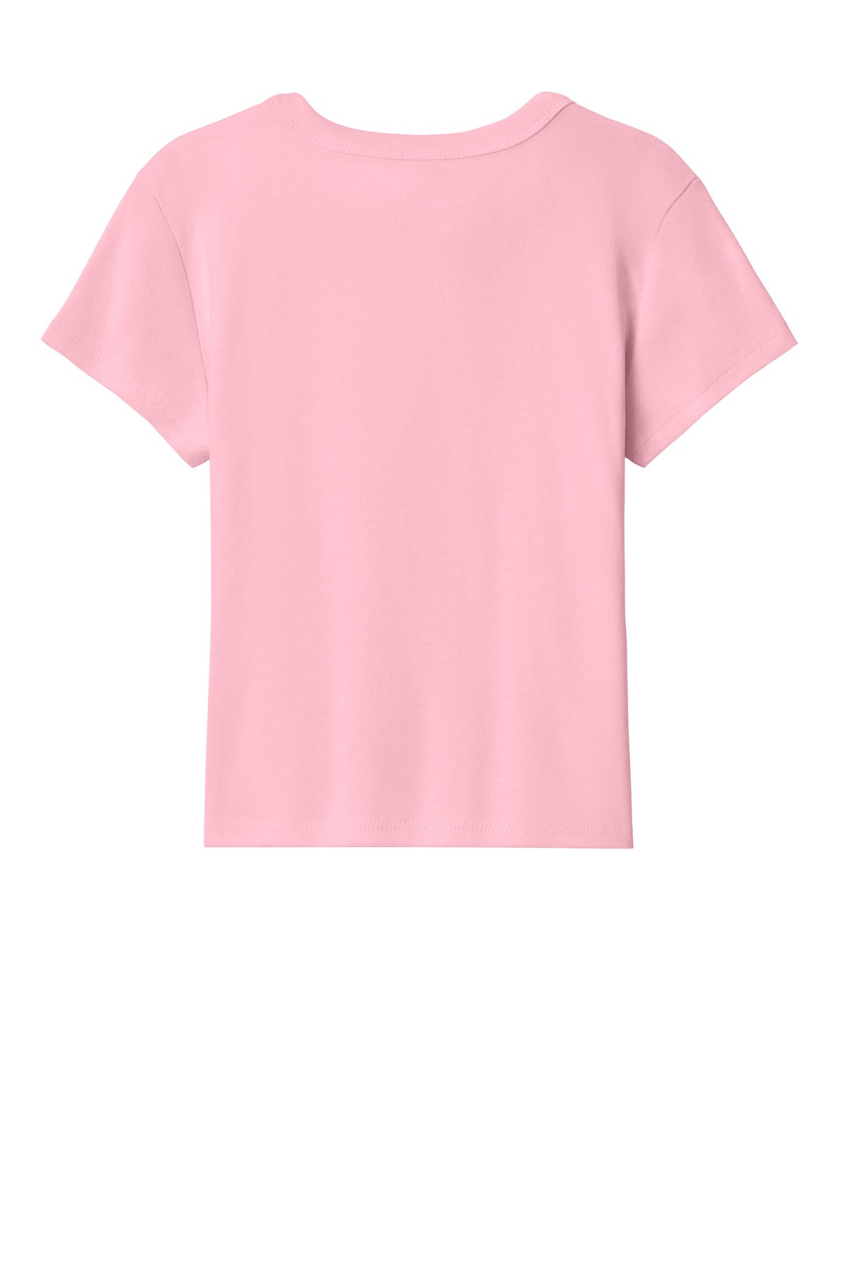 Bella+Canvas Women's Micro Rib Baby Tee BC1010 Solid Pink Blend