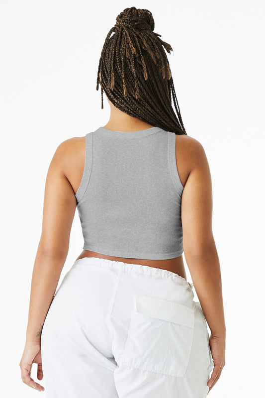 Bella+Canvas Women's Micro Rib Racer Tank BC1019 Athletic Heather
