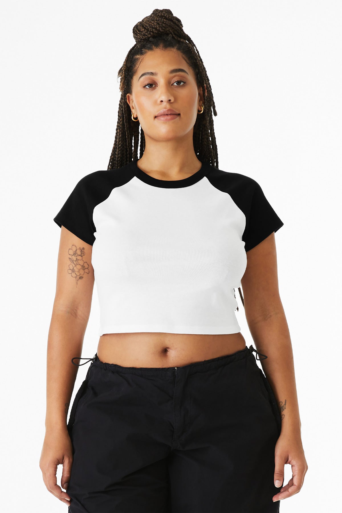 Bella+Canvas Women's Micro Rib Raglan Baby
